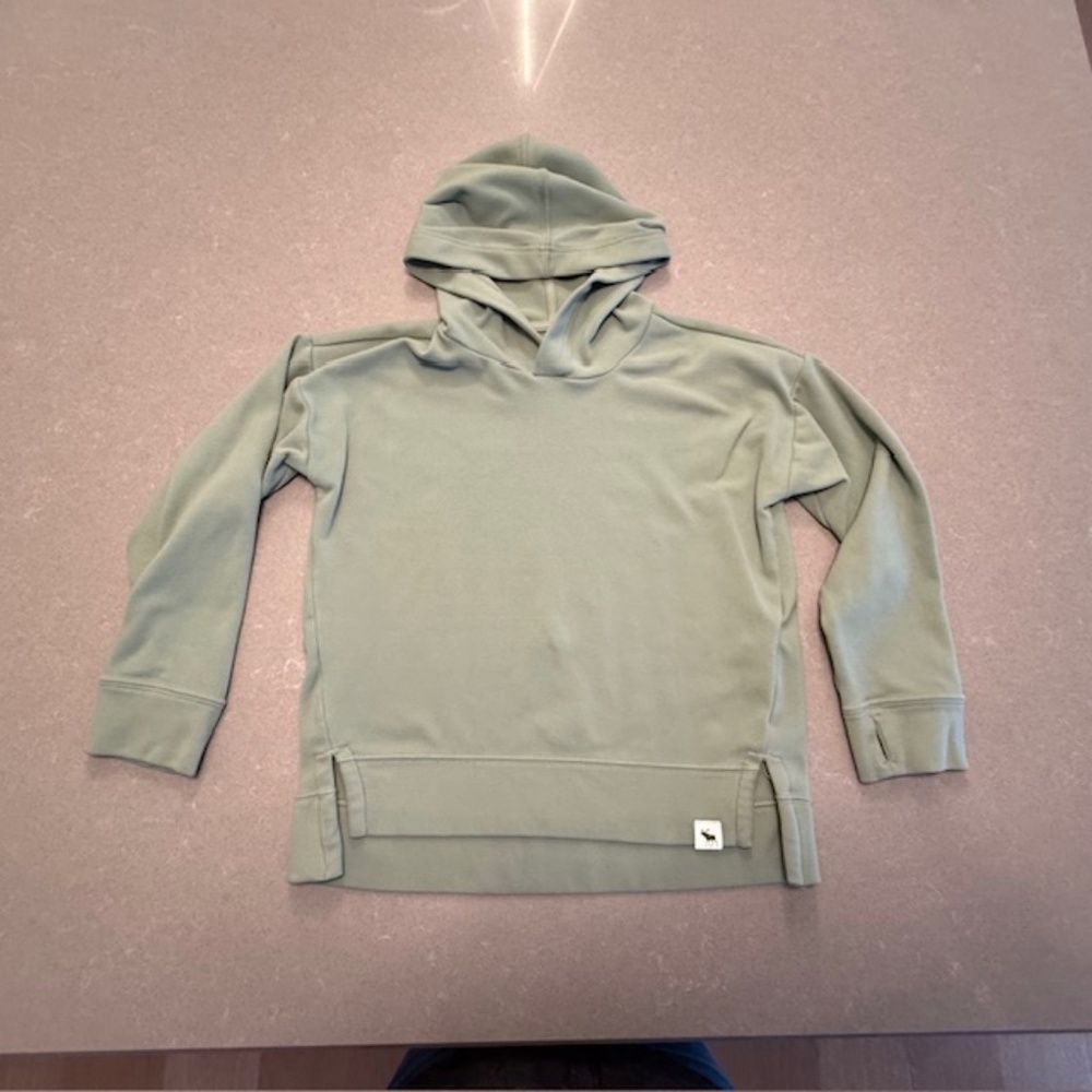 Abercrombie Kids Active Green Hoodie Buttery Soft Sweatshirt 9/10